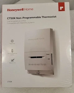 HONEYWELL HOME CT50K1028 VERTICAL NON-PROGRAM THERMOSTAT LOW TEMPERATURE RANGE - Picture 1 of 4