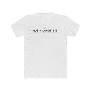 Russ & Daughters New York City East Side Feinkost Herren Baumwolle Crew T-Shirt - Bild 1 von 16