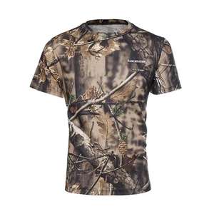 Camiseta camuflada para hombre ciega manga corta cuello redondo camiseta para caza de ciervos... - Imagen 1 de 6