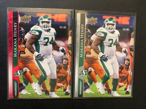 Makana Henry (Burlington Jr.) - 2 CFL Card Package Deal inc. Serial #035/165 - Bild 1 von 2