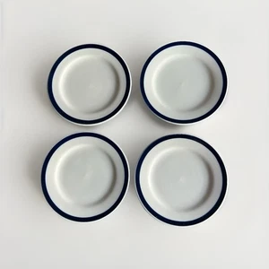 IKEA Almhult white and blue porcelain bread and butter plate Approx 4” S343 81 - Picture 1 of 8