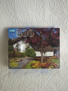 Guild Puzzle Grock Cottage puzzle 500 pezzi vintage 1995 sigillato - Foto 1 di 9