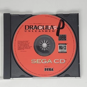 Dracula Unleashed Sega CD Authentic Discs 1 and 2 Good Condition Fast Shipping  - Picture 1 of 2