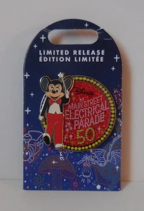 Disney Pin Mickey Mouse Main Street Electrical Parade 50th Anniversary Pin - Picture 1 of 2