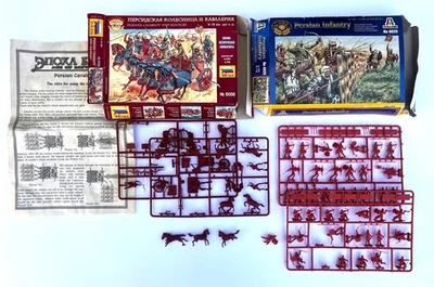 Juegos de figuras de infantería persa Zvezda 1/72 caballería persa, Italeri 1/72 2000-2001 Foto 1 de 4