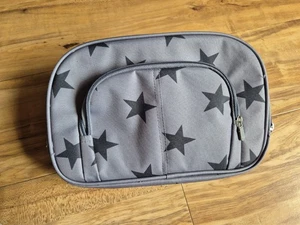 Kulturbeutel Kulturtasche grau Sterne neu - Bild 1 von 2