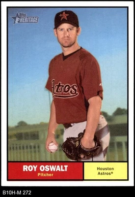 2010 Topps Heritage #272 Roy Oswalt Astros 8 - NM/MT - Image 1 of 2