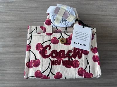 Bolso Bandolera Coach Mini Cargo Estampado Cereza Lona 20 Nuevo con Etiquetas CZ104 Foto 1 de 4