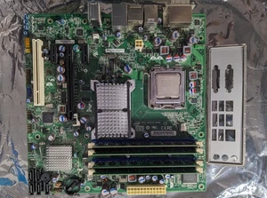 Intel DQ45CB LGA 775 M-ATX MOTHERBOARD w/ Xeon X5460 CPU & 8GB DDR2 RAM - Picture 1 of 10