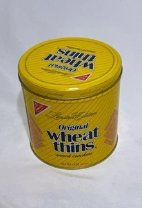 Galletas saladas nabisco wheat thins vintage 1987 edición limitada 13 oz. TRIGO ENTERO ESTAÑO - Imagen 1 de 9