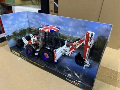 JCB 3CX Backhoe Loader 1/32 Scale Diecast Collection Model Gift NIB - Image 1 of 4
