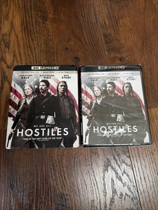 Hostiles (Blu-ray 4K Ultra HD, 2018, 2 Disc Set) New W/ Slipcover - Foto 1 di 10