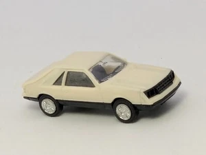 Vintage Herpa 1:87 HO Scale Car White Ford Mustang Cobra Fox Body 6909 Hong Kong - Picture 1 of 6