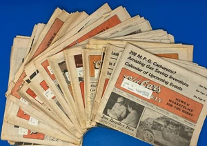 OLD CARS WEEKLY NEWS & MARKETPLACE, NEWSPAPERS 1980, Lot of 11, Race Cars, Chevy - Picture 1 of 15