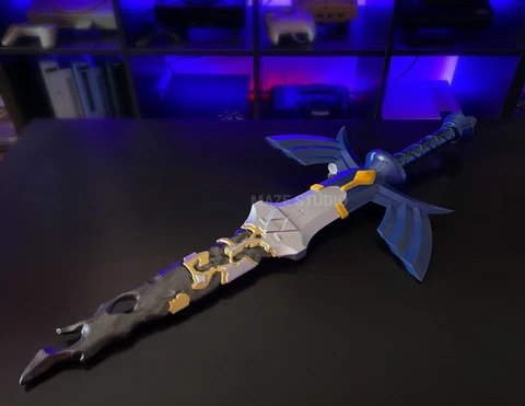 Legend of Zelda Corrupted Master Sword, Link Master Sword, Tears of The Kingdom Cover