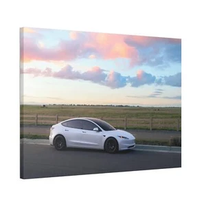 Tesla Model 3 Highland High Resolution Museum Quality Horizontal Canvas Print #0 - Picture 1 of 10