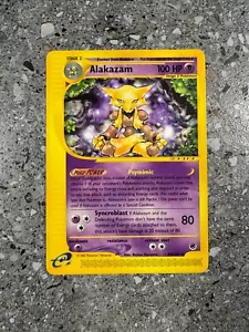 Pokemon TCG Cards Alakazam 33/165 Expedition Rare - Picture 1 of 4