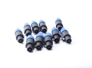 10PCS Speakon Connector 4 Pole Male Plug Compatible for Audio Loudspeaker Cable - Picture 1 of 3