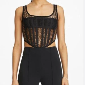 Dion Lee Size AU 14 / US 10 Corded Lace Corset Black - Bild 1 von 12