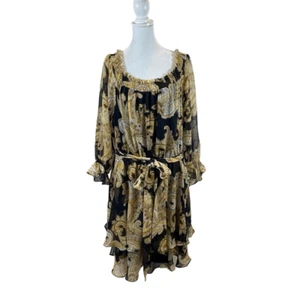 City Chic Brand Pretty Paisley Dress Off the Shoulder Size Large/20 - Picture 1 of 8