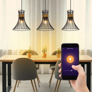 Smart RGB LED Hänge Decken Lampe DIMMBAR Google App Ess Zimmer ALEXA Leuchte - Bild 1 von 12