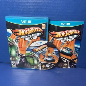 *SHIPS FAST* Hot Wheels: World's Best Driver (Nintendo Wii U, 2013) Complete CIB - Picture 1 of 4