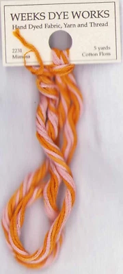 Weeks Dye Works Hand Dyed Floss 2231 MIMOSA 5 yds Cross Stitch Needlepoint - Image 1 of 2