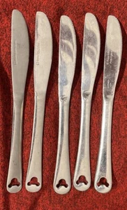 Walt Disney 6-teiliges Messer Messer Set Mickey Mouse Silberbesteck Edelstahl EUC B - Bild 1 von 3