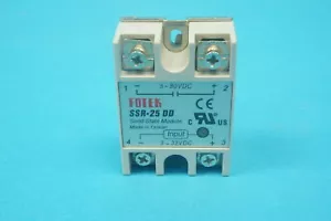 Fotek SSR-25DD single phase DC to DC solid state relay module 25A 4-32 VDC input - Picture 1 of 3