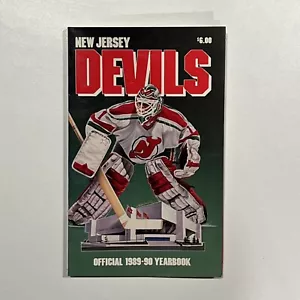1989-90 New Jersey Devils Yearbook - Signed By 17 Players; Brendan Shanahan - Picture 1 of 19
