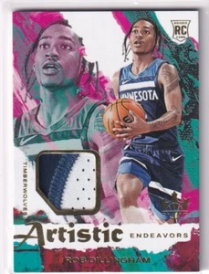 2024-25 Panini Court Kings NBA No. AE-RBD Rob Dillingham Rookie Artistic Patch - Bild 1 von 2