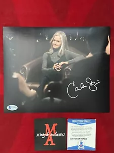 CARLA GUGINO FOTO AUTOGRAFATA FIRMATA 8x10! THE HAUNTING OF HILL HOUSE! BECKETT! - Foto 1 di 1