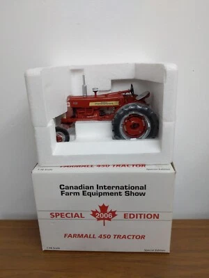 1/16 Spec Cast Toy IH Farmall 450 Tractor 2006 Canadian Show  - Image 1 of 2