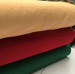 100% VISCOSE DECORATIVE CRAFT FELT 1mm THICK : 180CM WIDE : PRICE PER HALF METRE - Foto 1 di 13