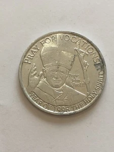 1998 Jahr des Heiligen Geistes Gebet Berufungen Religiöse Medaille Papst Johannes Paul 2 - Bild 1 von 6