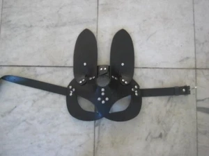 NEW Women Roleplay synthetic Leather Harness Catgirl Rivets Masks Free Shipping - Picture 1 of 9