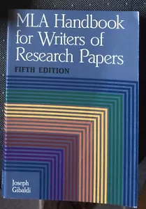 MLA Handbook For Writers of Research Papers - Fifth Edition - Picture 1 of 1