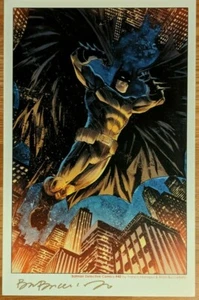 FRANCIS MANAPUL BATMAN DETECTIVE COMICS #40 ART PRINT SIGNED POSTER DC COMICS - Picture 1 of 1