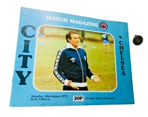 Football Programme Manchester City Vs Chelsea 1979 ra - Picture 1 of 3