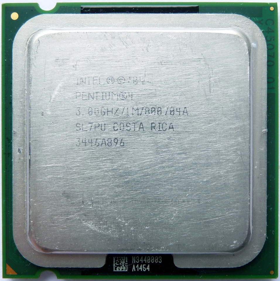 ProcesadorIntel Pentium 4 SL7PU 3 Ghz/1MB 800MHz FSB Socket/Zócalo LGA775  - Imagen 1 de 2