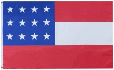CSA 3rd Naval Ensign Indoor Outdoor Historical PRINTED SUPER Flag 3' X 5' 100D - Image 1 of 4