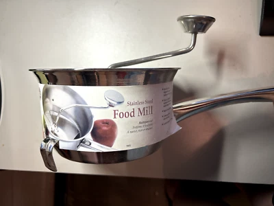 Norpro 593 Stainless Steel 2.2 QT Food Mill Masher Ricer Strainer 7414782 - Image 1 of 3