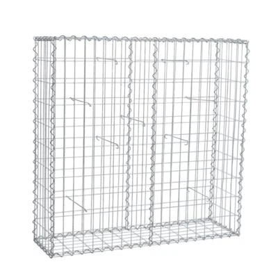 Gabione Steingabionen Steinkorb Gabionen Wand Drahtkorb 100 x 100 x 30 cm - Bild 1 von 4