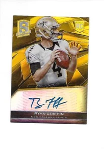2013 PANINI SPECTRA Autograph Gold RYAN GRIFFIN RC (Saints) #/10 - Picture 1 of 2