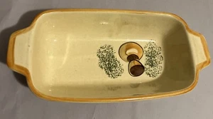 Plato para servir con champiñones Los Angeles Potteries MEATLOAF de colección MCM - Imagen 1 de 6