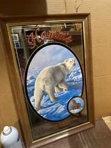Hamms Beer 1993 Polar bear beer mirror - Picture 1 of 12