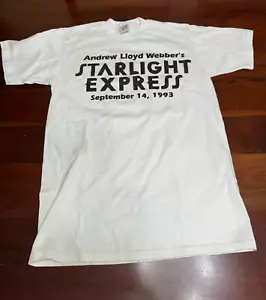ANDREW LLOYD WEBBER'S STARLIGHT EXPRESS 1/14/93 (17.5x27.5") SHIRT - Picture 1 of 3