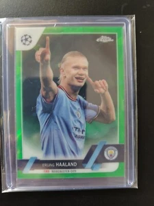 2022/23 Topps Chrome Sapphire UCCSP Erling Haaland Man City Image  Variation /70 - Bild 1 von 6