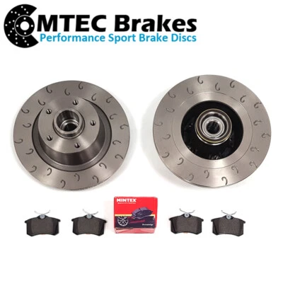 Renault Megane Coupe RS 250 265 265 Trophy 275 Rear C-Hook Brake Discs Pads - Image 1 of 3