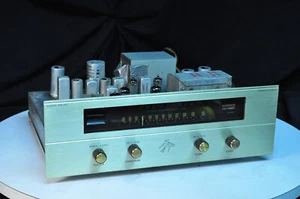 Sintonizador de tubo Fisher KM-60 FM de colección - Imagen 1 de 17